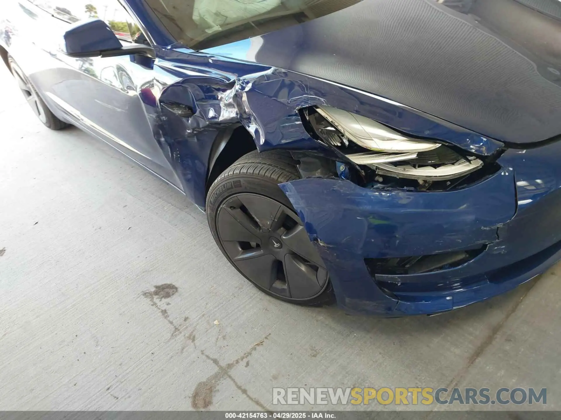 6 fotografías del automóvil dañado 5YJ3E1EA6MF860949 TESLA MODEL 3 2021