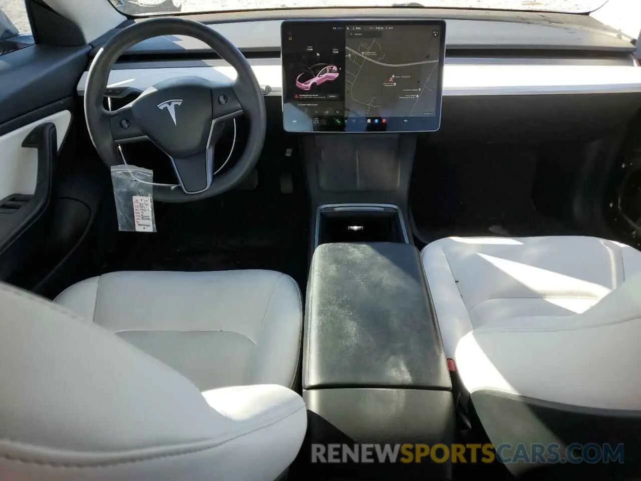 8 fotografías del automóvil dañado 5YJ3E1EA6MF871143 TESLA MODEL 3 2021