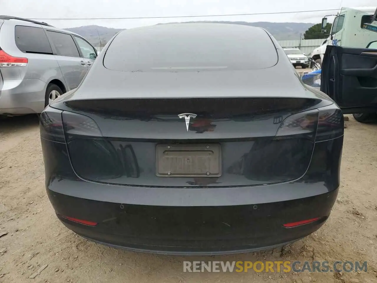6 fotografías del automóvil dañado 5YJ3E1EA6MF877752 TESLA MODEL 3 2021