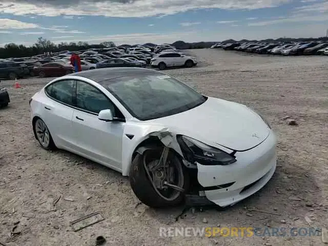 10 fotografías del automóvil dañado 5YJ3E1EA6MF915626 TESLA MODEL 3 2021