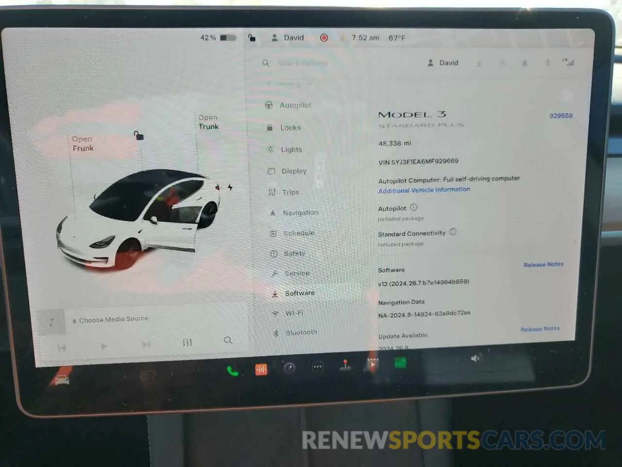 9 fotografías del automóvil dañado 5YJ3E1EA6MF929669 TESLA MODEL 3 2021