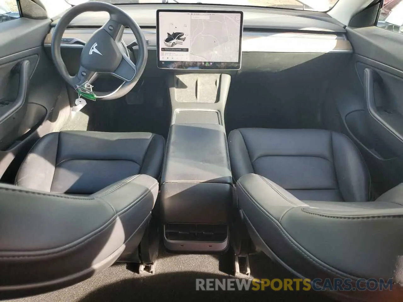 8 fotografías del automóvil dañado 5YJ3E1EA6MF937271 TESLA MODEL 3 2021