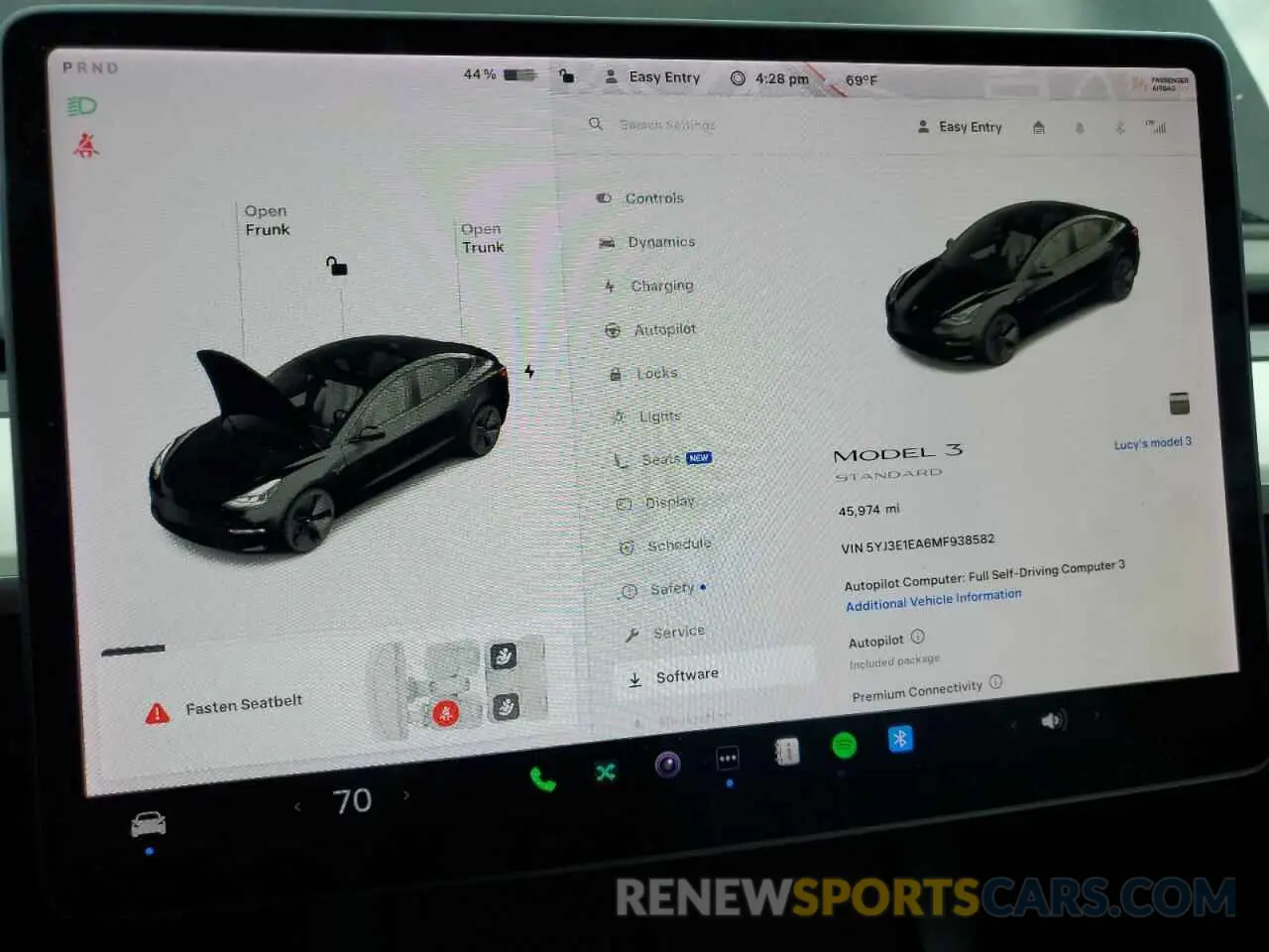 9 fotografías del automóvil dañado 5YJ3E1EA6MF938582 TESLA MODEL 3 2021