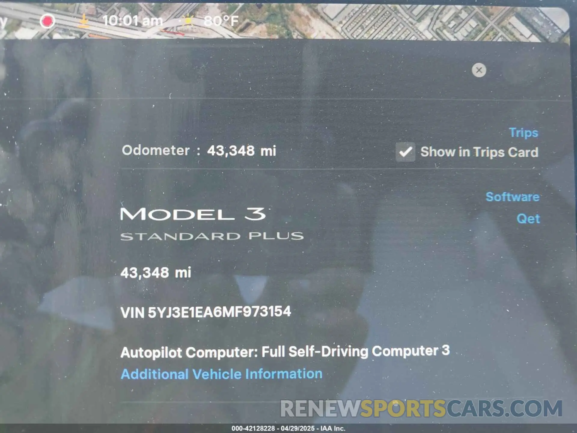 7 fotografías del automóvil dañado 5YJ3E1EA6MF973154 TESLA MODEL 3 2021