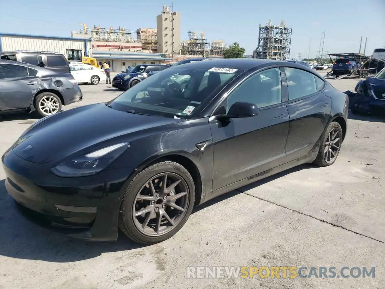 1 fotografías del automóvil dañado 5YJ3E1EA6MF982419 TESLA MODEL 3 2021