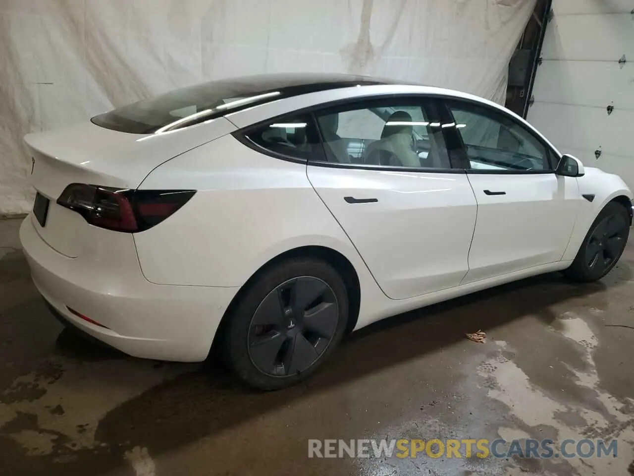 3 fotografías del automóvil dañado 5YJ3E1EA6MF983019 TESLA MODEL 3 2021