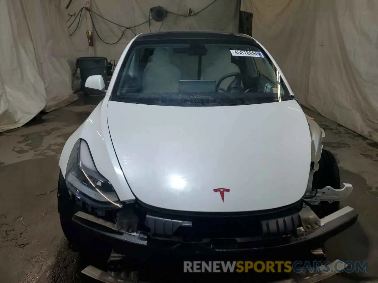 5 fotografías del automóvil dañado 5YJ3E1EA6MF983019 TESLA MODEL 3 2021
