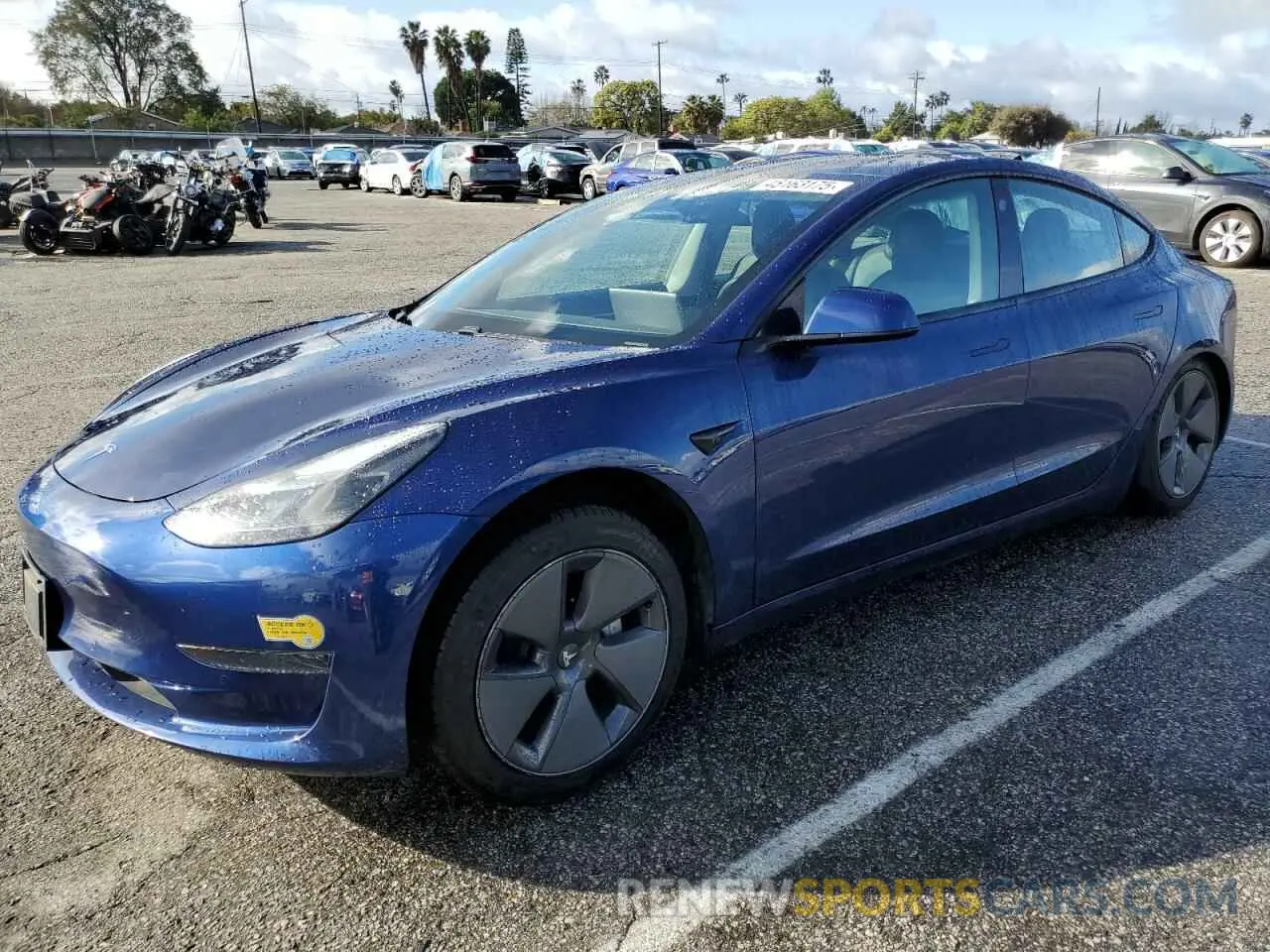 1 fotografías del automóvil dañado 5YJ3E1EA6MF992481 TESLA MODEL 3 2021