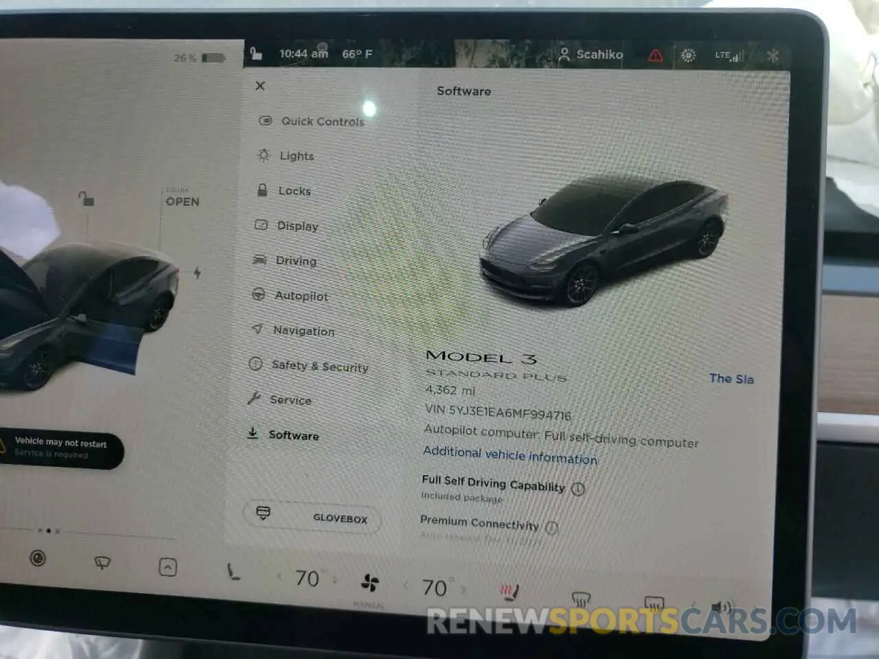8 fotografías del automóvil dañado 5YJ3E1EA6MF994716 TESLA MODEL 3 2021