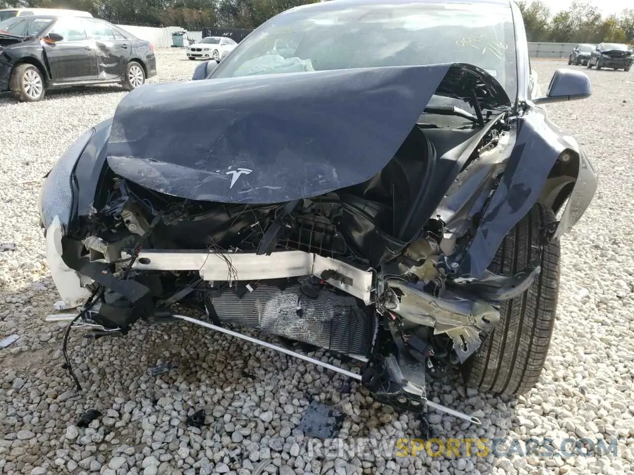 9 fotografías del automóvil dañado 5YJ3E1EA6MF994716 TESLA MODEL 3 2021