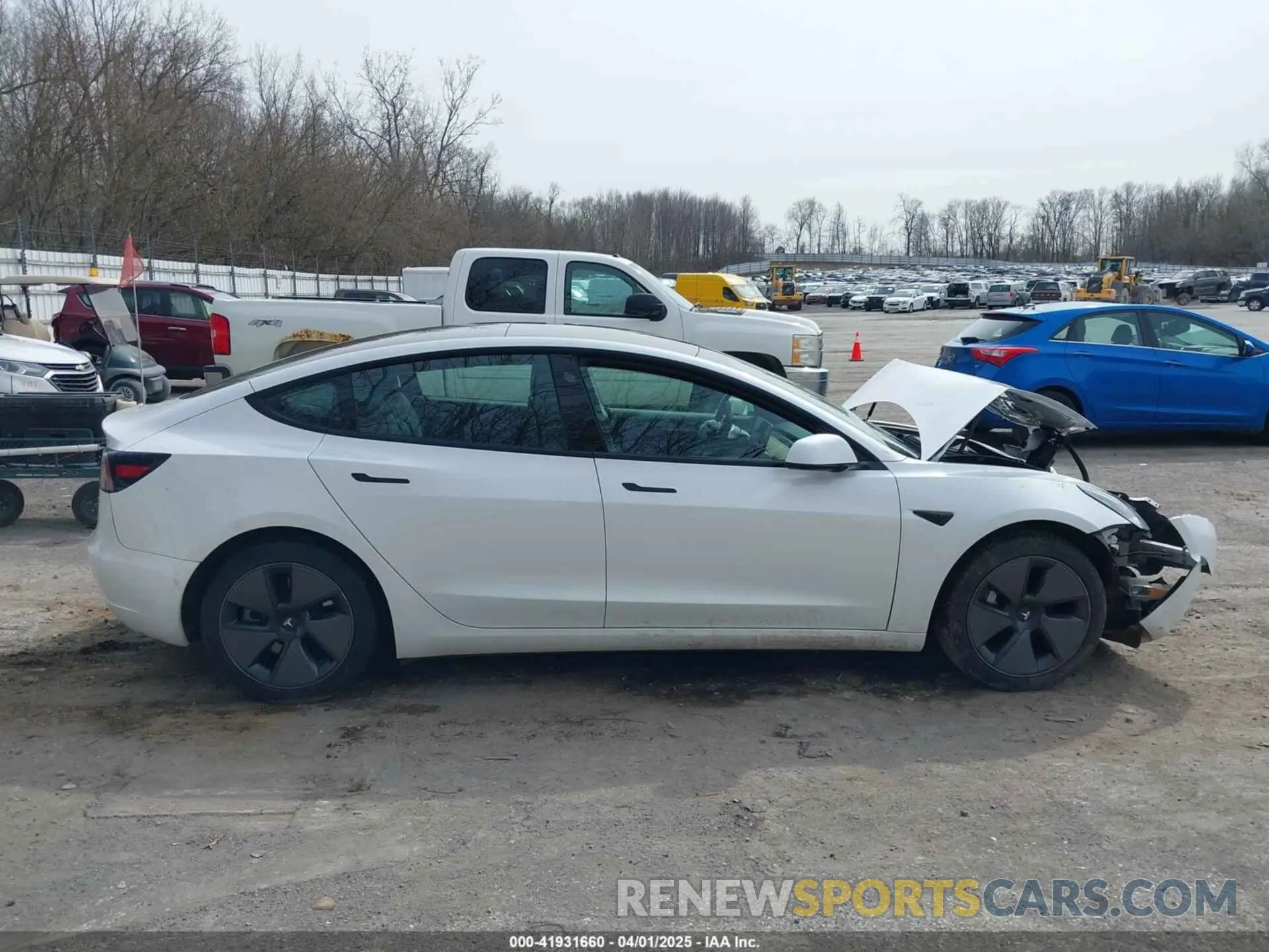 13 fotografías del automóvil dañado 5YJ3E1EA7MF014698 TESLA MODEL 3 2021