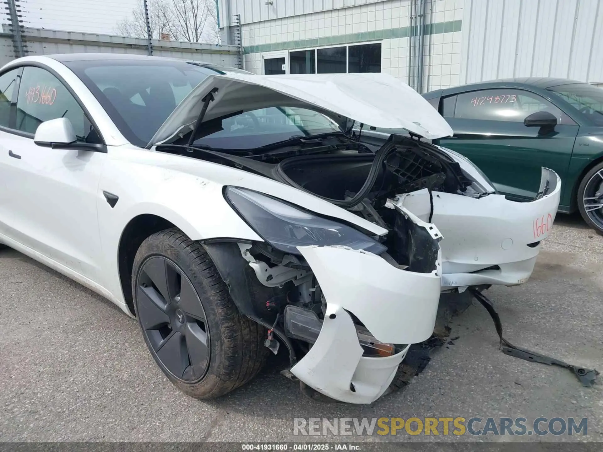 6 fotografías del automóvil dañado 5YJ3E1EA7MF014698 TESLA MODEL 3 2021