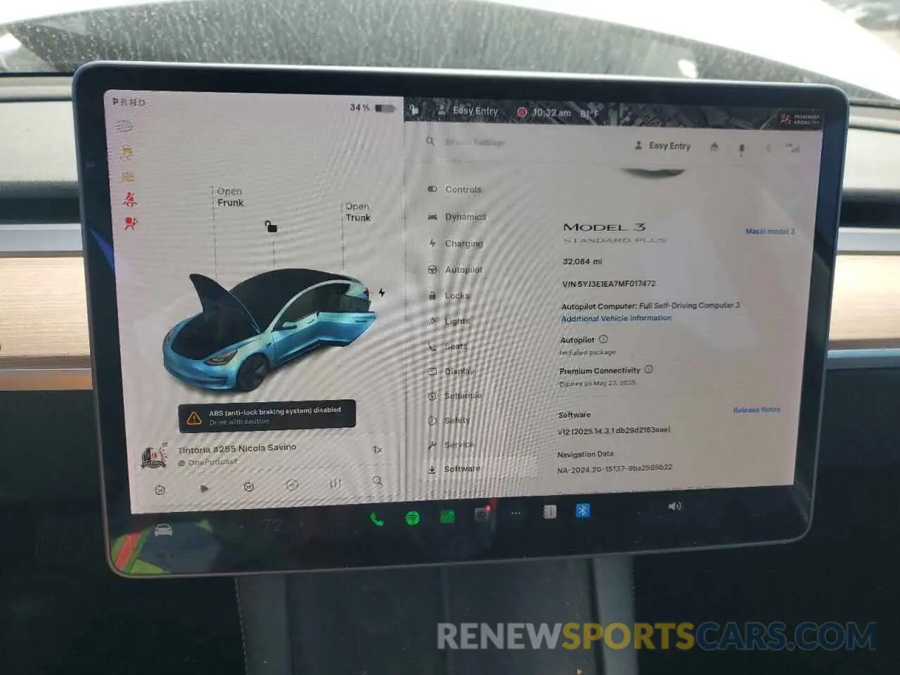 9 fotografías del automóvil dañado 5YJ3E1EA7MF017472 TESLA MODEL 3 2021