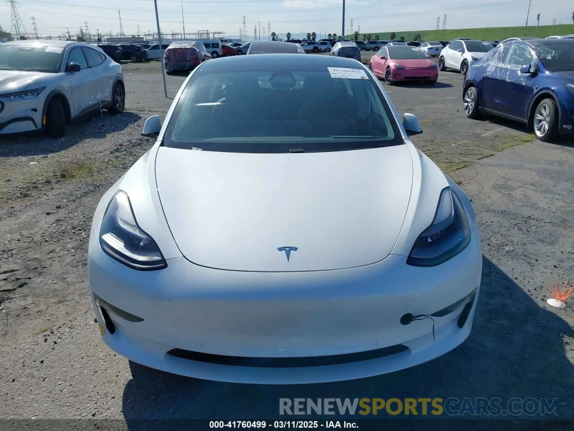 13 fotografías del automóvil dañado 5YJ3E1EA7MF021196 TESLA MODEL 3 2021
