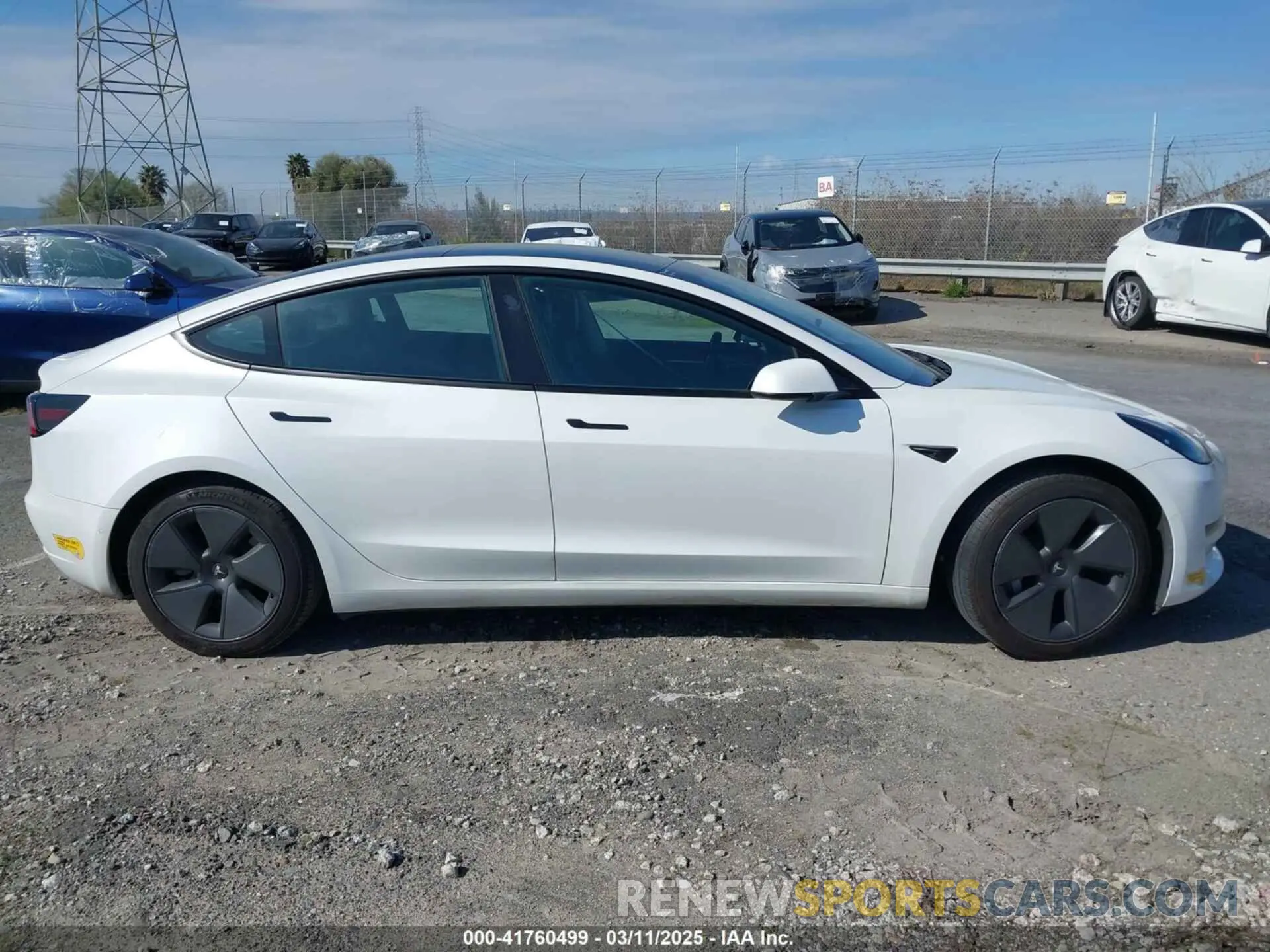 14 fotografías del automóvil dañado 5YJ3E1EA7MF021196 TESLA MODEL 3 2021