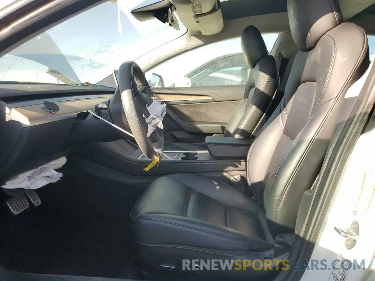 7 fotografías del automóvil dañado 5YJ3E1EA7MF023112 TESLA MODEL 3 2021