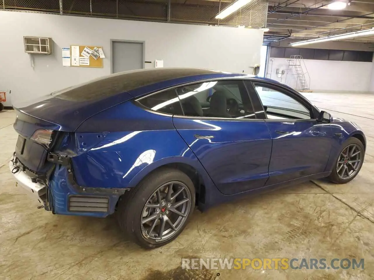 3 fotografías del automóvil dañado 5YJ3E1EA7MF028794 TESLA MODEL 3 2021