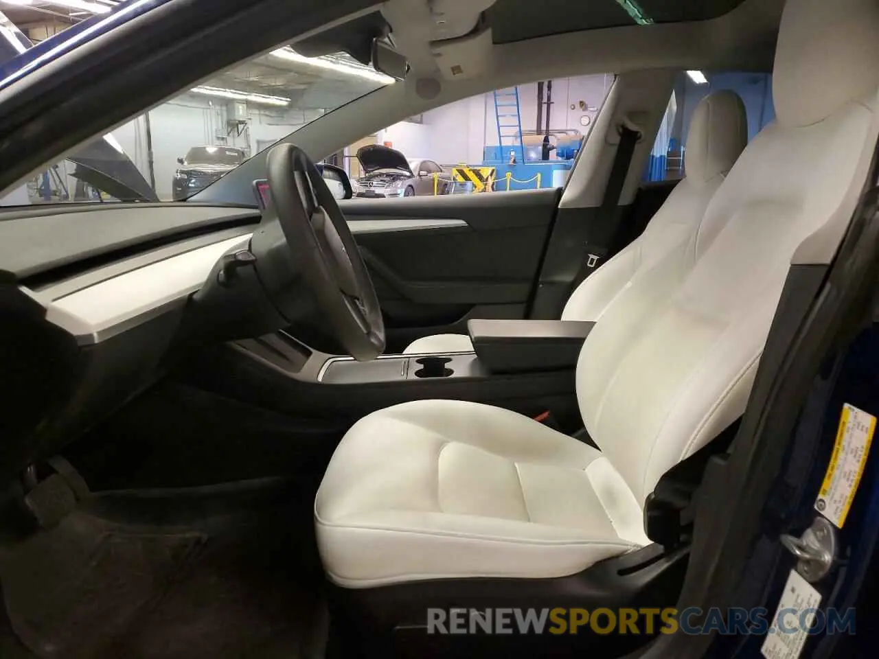 7 fotografías del automóvil dañado 5YJ3E1EA7MF028794 TESLA MODEL 3 2021