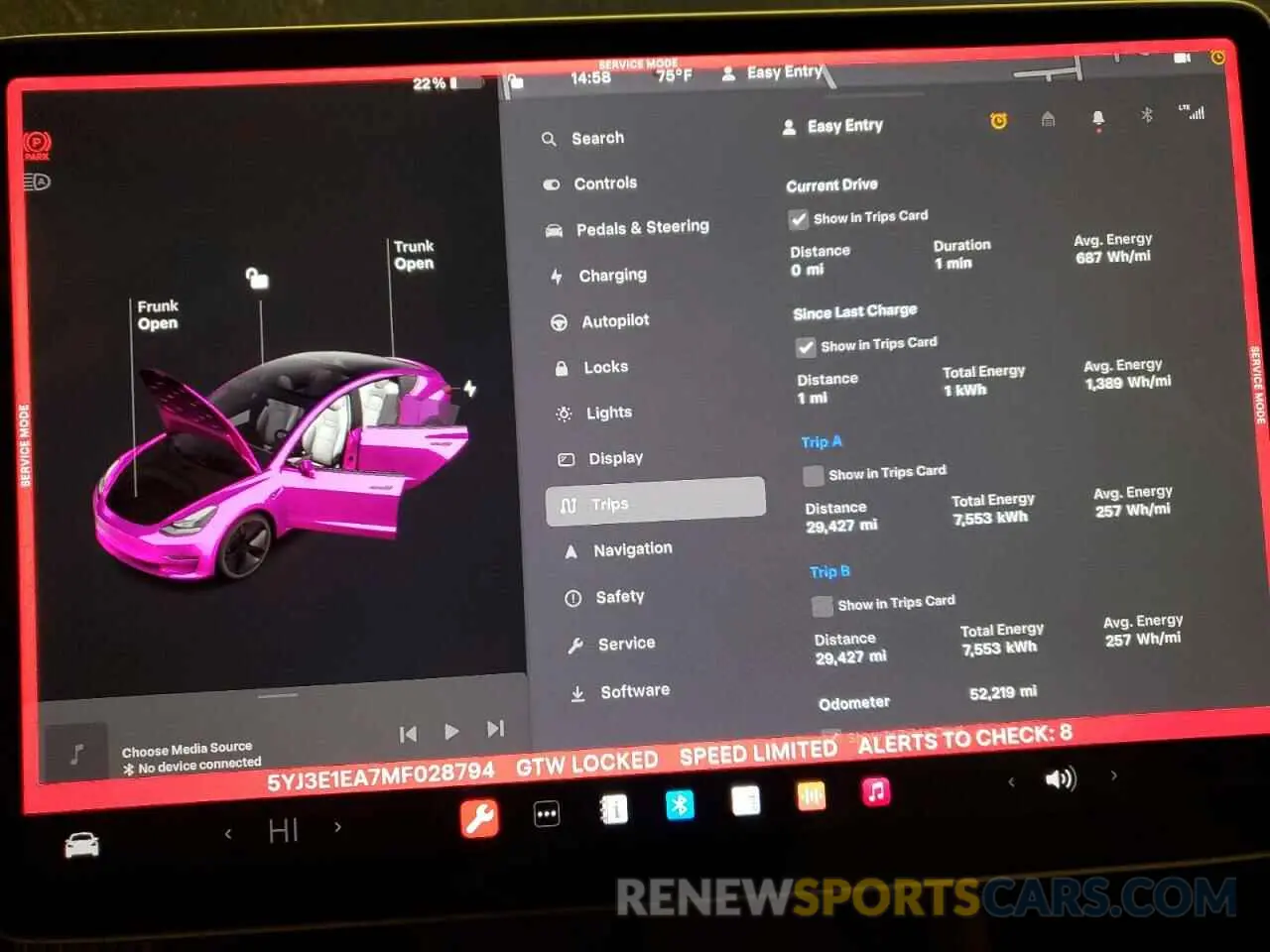 9 fotografías del automóvil dañado 5YJ3E1EA7MF028794 TESLA MODEL 3 2021
