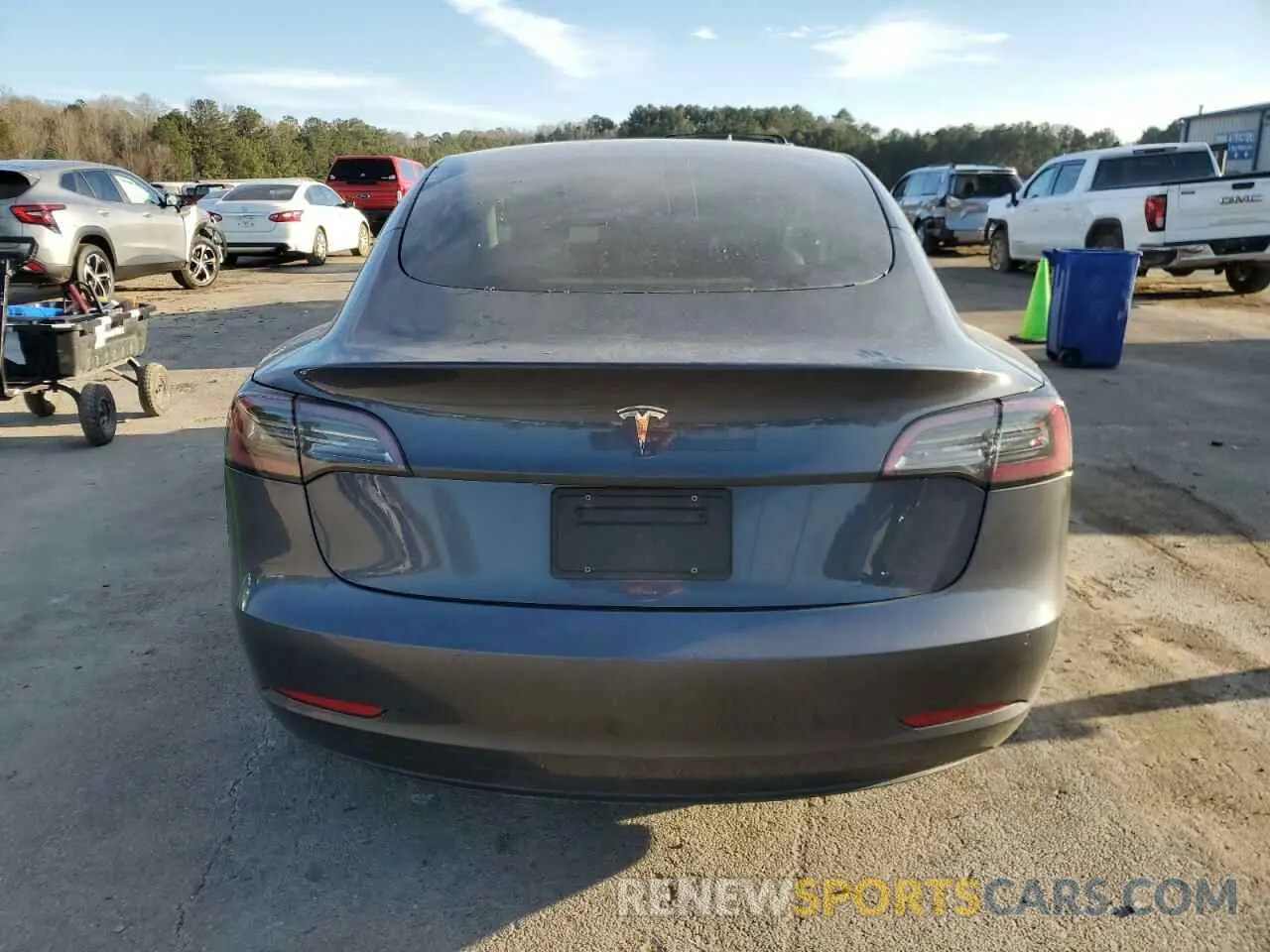 6 fotografías del automóvil dañado 5YJ3E1EA7MF032215 TESLA MODEL 3 2021