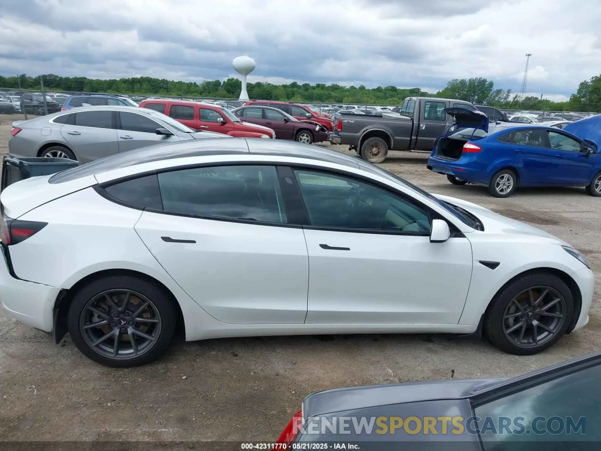 13 fotografías del automóvil dañado 5YJ3E1EA7MF042291 TESLA MODEL 3 2021