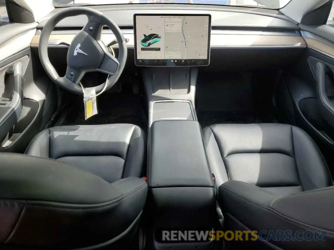 8 fotografías del automóvil dañado 5YJ3E1EA7MF053663 TESLA MODEL 3 2021