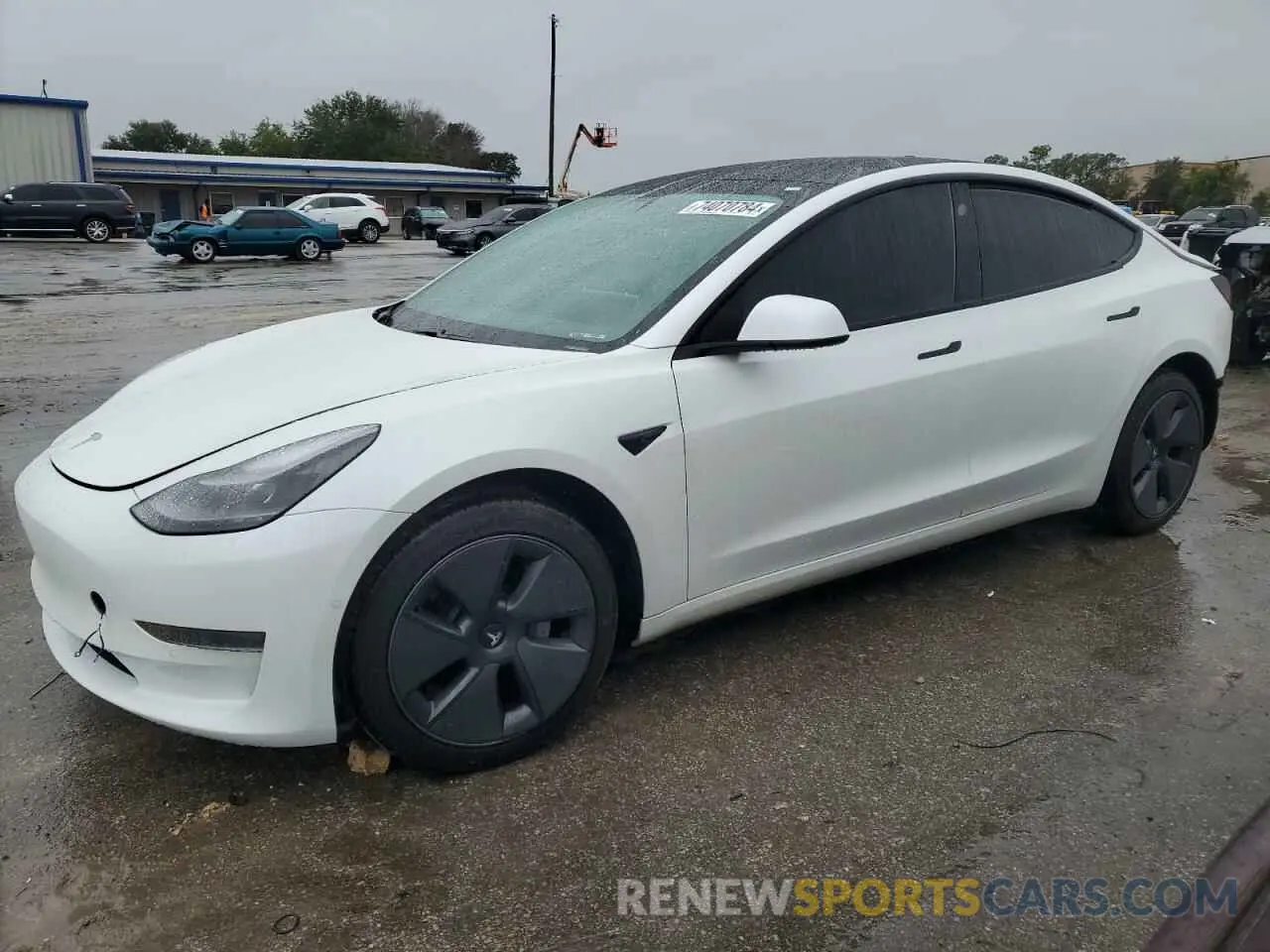 1 fotografías del automóvil dañado 5YJ3E1EA7MF077400 TESLA MODEL 3 2021