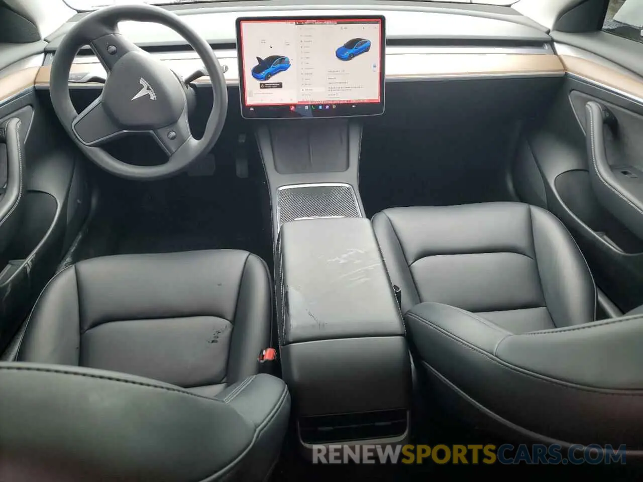 8 fotografías del automóvil dañado 5YJ3E1EA7MF077400 TESLA MODEL 3 2021