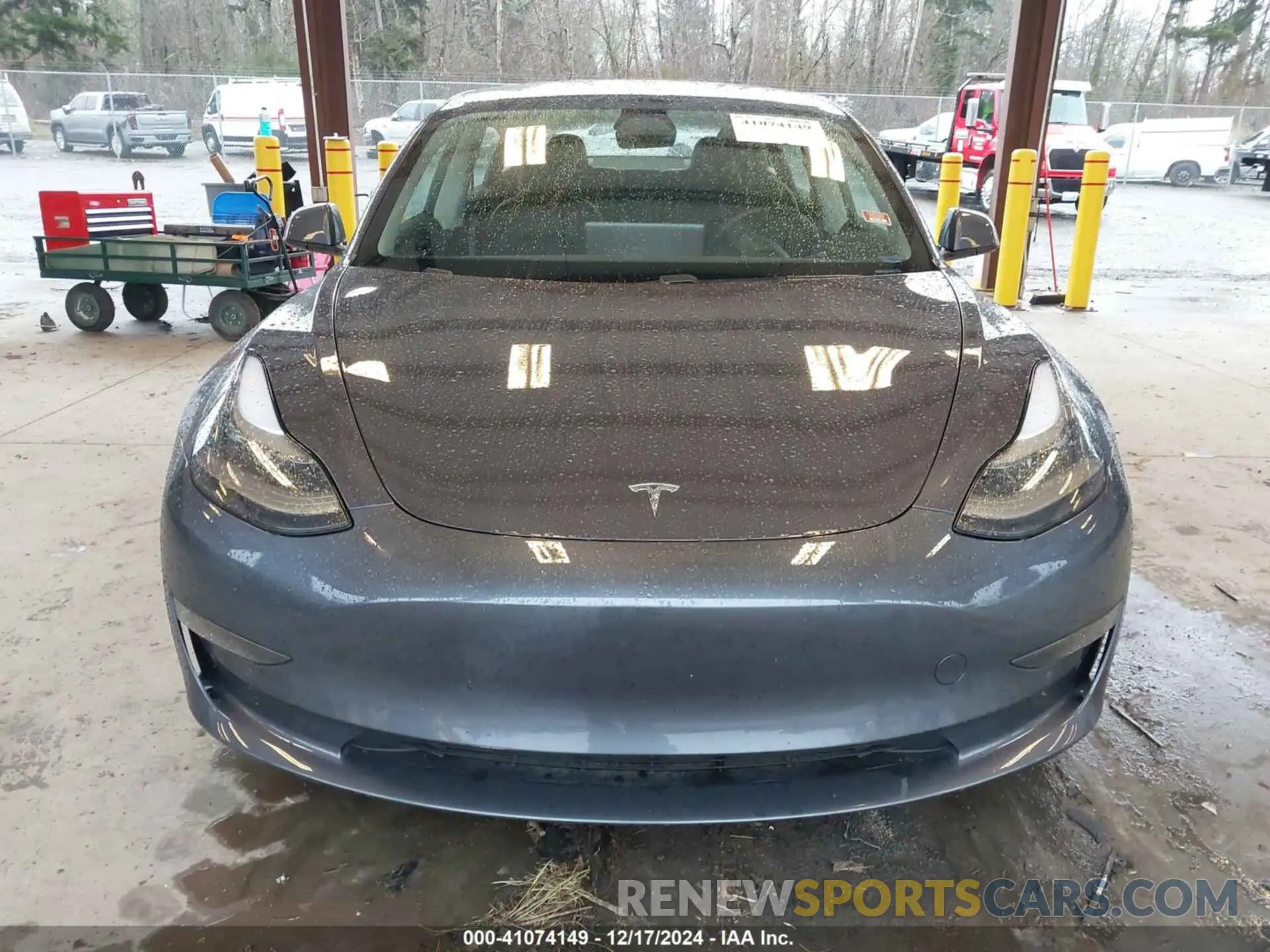 11 fotografías del automóvil dañado 5YJ3E1EA7MF083214 TESLA MODEL 3 2021
