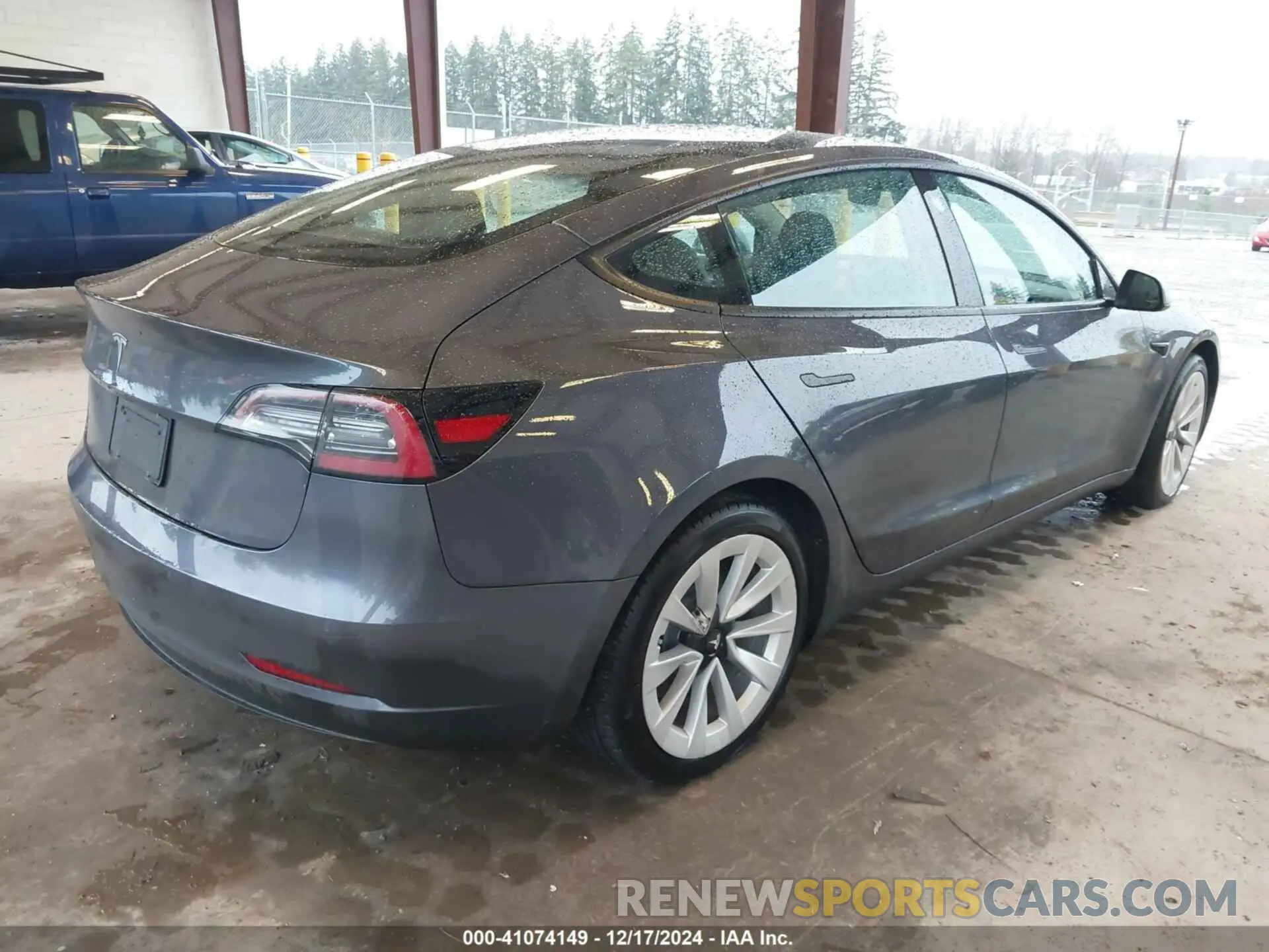 4 fotografías del automóvil dañado 5YJ3E1EA7MF083214 TESLA MODEL 3 2021