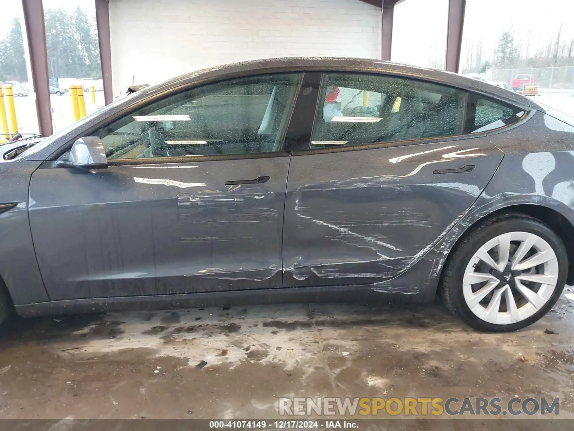 6 fotografías del automóvil dañado 5YJ3E1EA7MF083214 TESLA MODEL 3 2021
