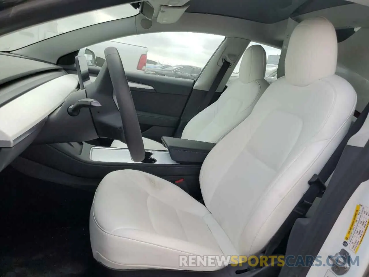 7 fotografías del automóvil dañado 5YJ3E1EA7MF084900 TESLA MODEL 3 2021