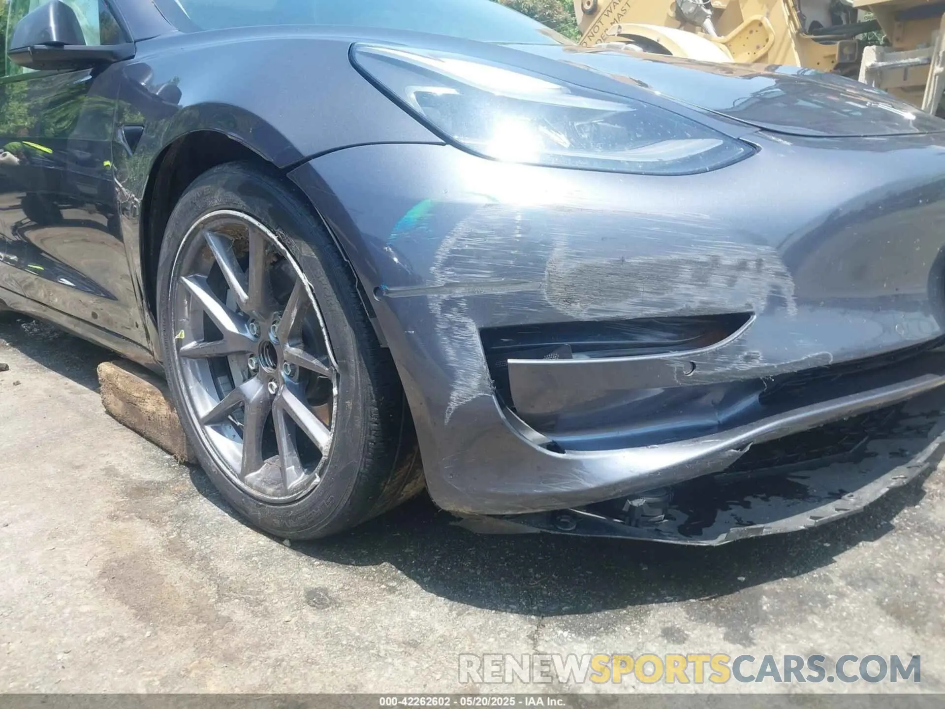 6 fotografías del automóvil dañado 5YJ3E1EA7MF088283 TESLA MODEL 3 2021