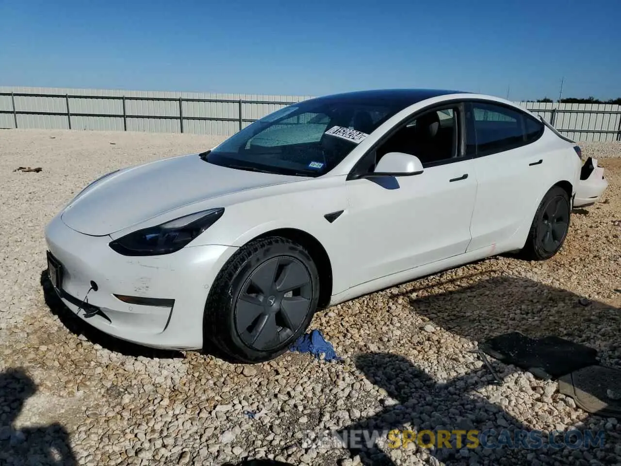 1 fotografías del automóvil dañado 5YJ3E1EA7MF089997 TESLA MODEL 3 2021