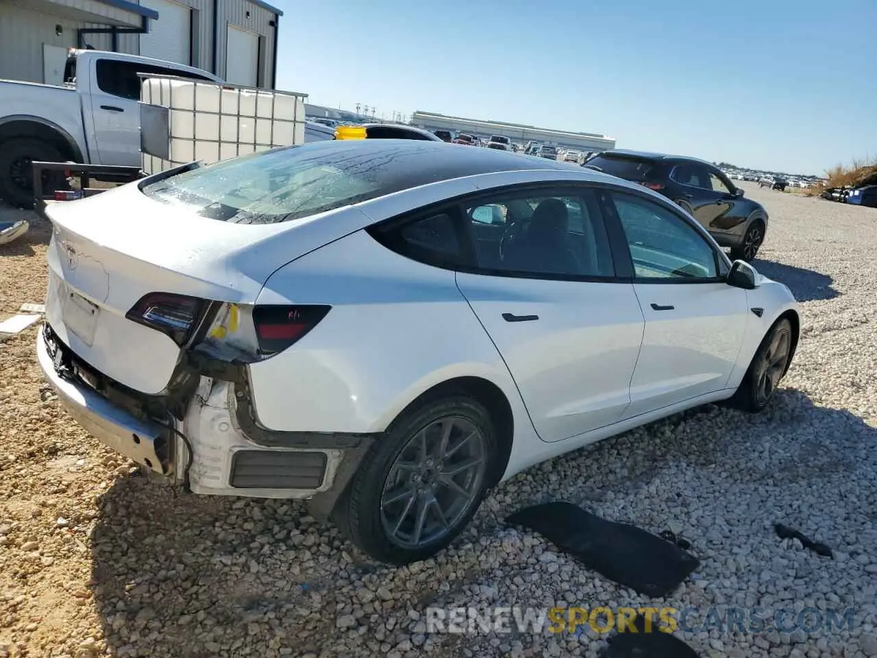 3 fotografías del automóvil dañado 5YJ3E1EA7MF089997 TESLA MODEL 3 2021
