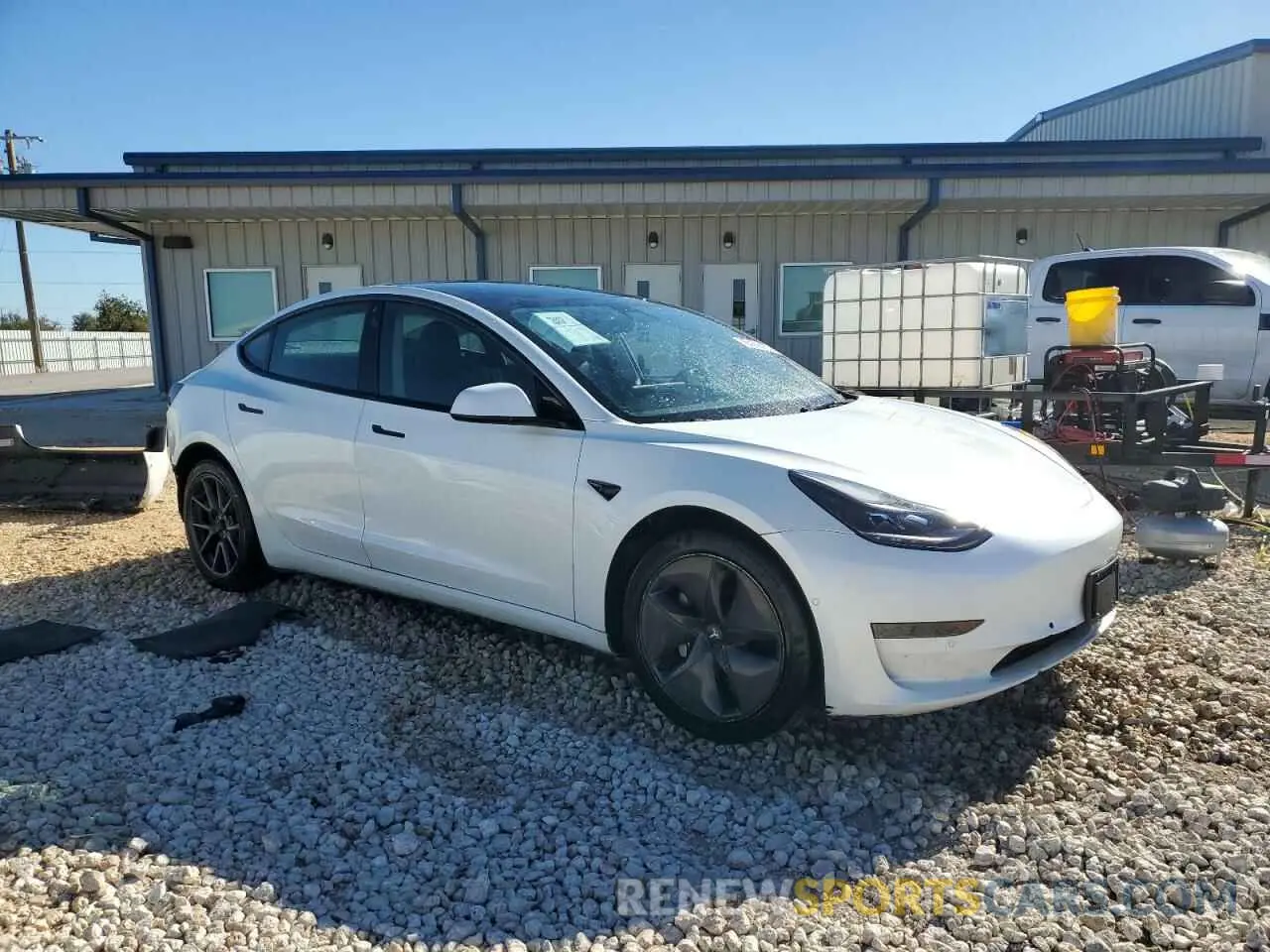 4 fotografías del automóvil dañado 5YJ3E1EA7MF089997 TESLA MODEL 3 2021