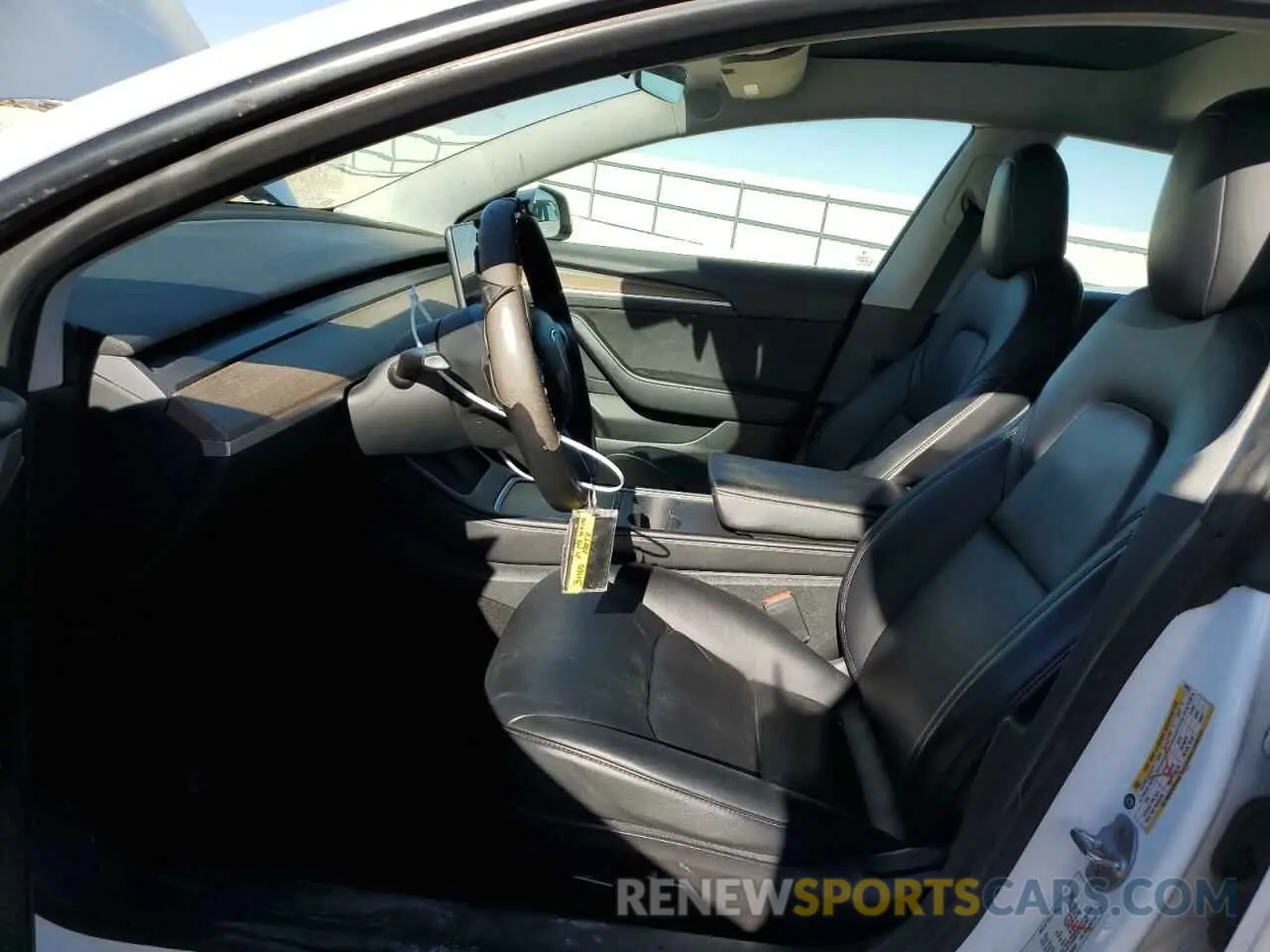 7 fotografías del automóvil dañado 5YJ3E1EA7MF089997 TESLA MODEL 3 2021