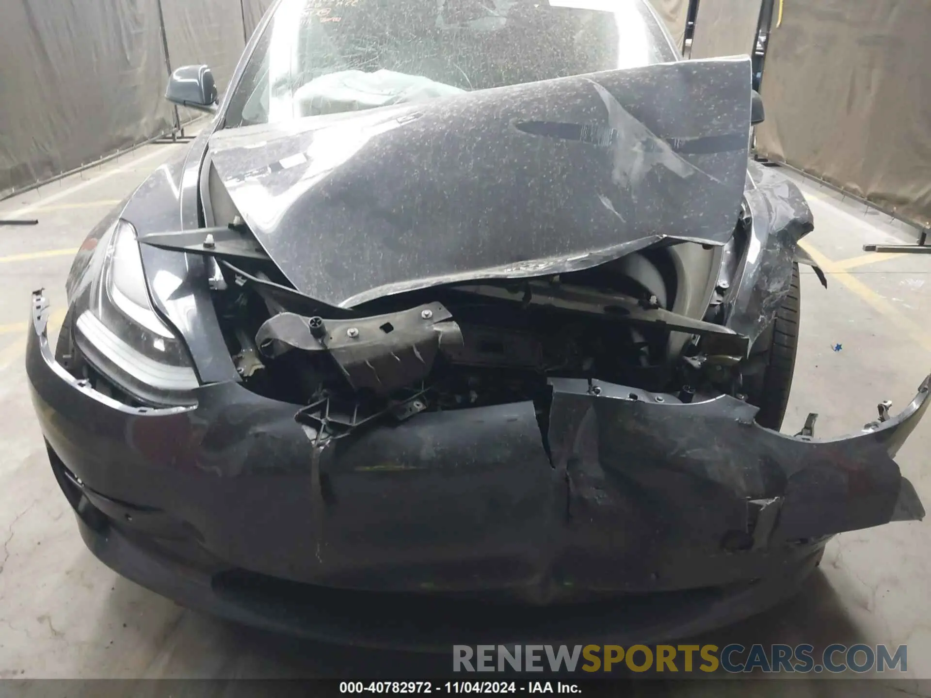 11 fotografías del automóvil dañado 5YJ3E1EA7MF096416 TESLA MODEL 3 2021