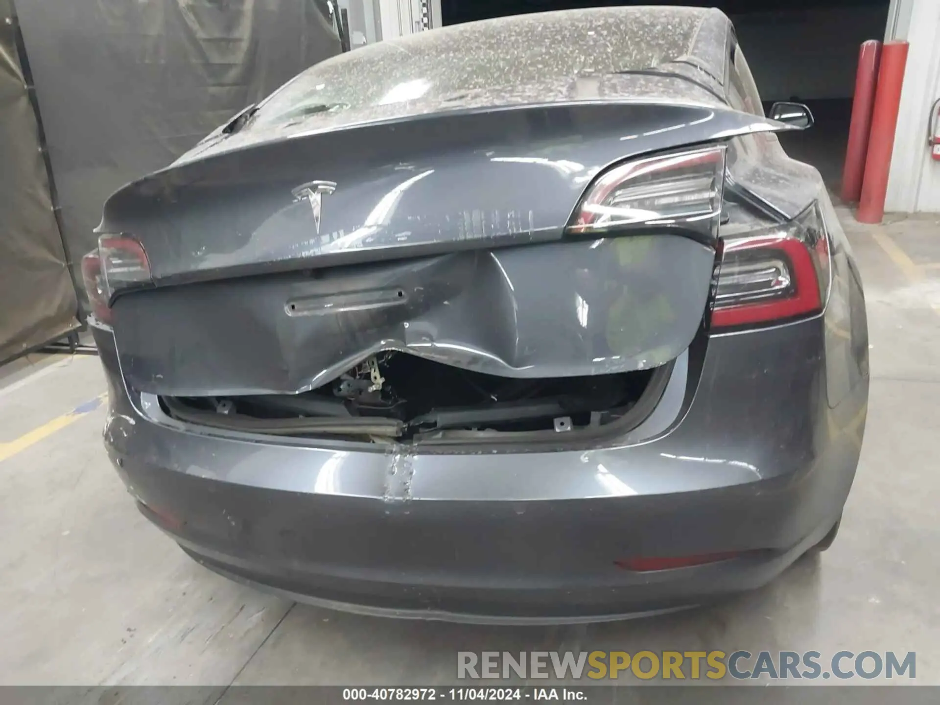 6 fotografías del automóvil dañado 5YJ3E1EA7MF096416 TESLA MODEL 3 2021