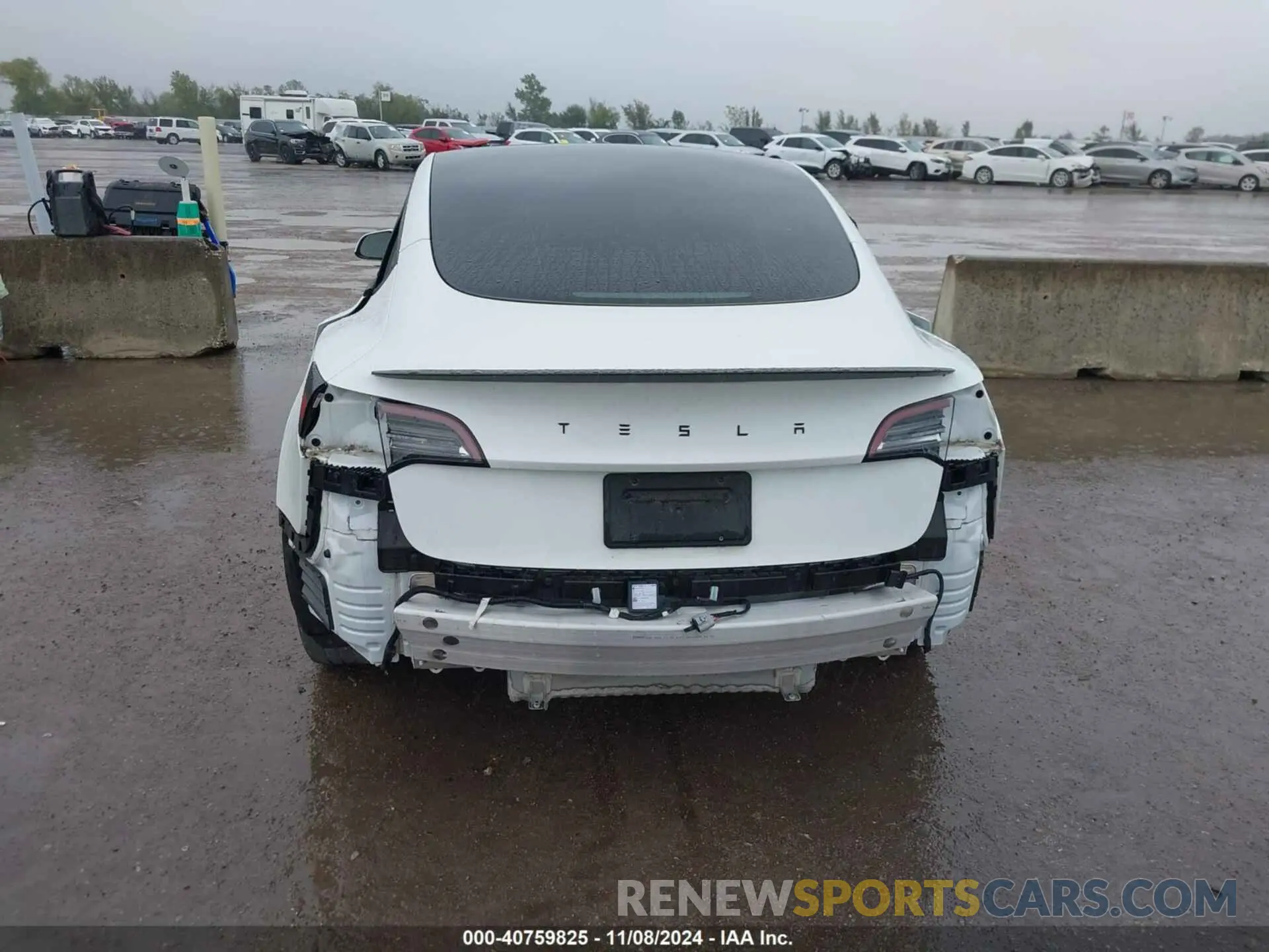 6 fotografías del automóvil dañado 5YJ3E1EA7MF096643 TESLA MODEL 3 2021