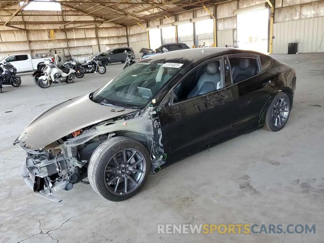 1 fotografías del automóvil dañado 5YJ3E1EA7MF100545 TESLA MODEL 3 2021