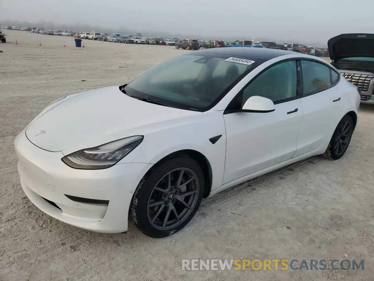 1 fotografías del automóvil dañado 5YJ3E1EA7MF855081 TESLA MODEL 3 2021