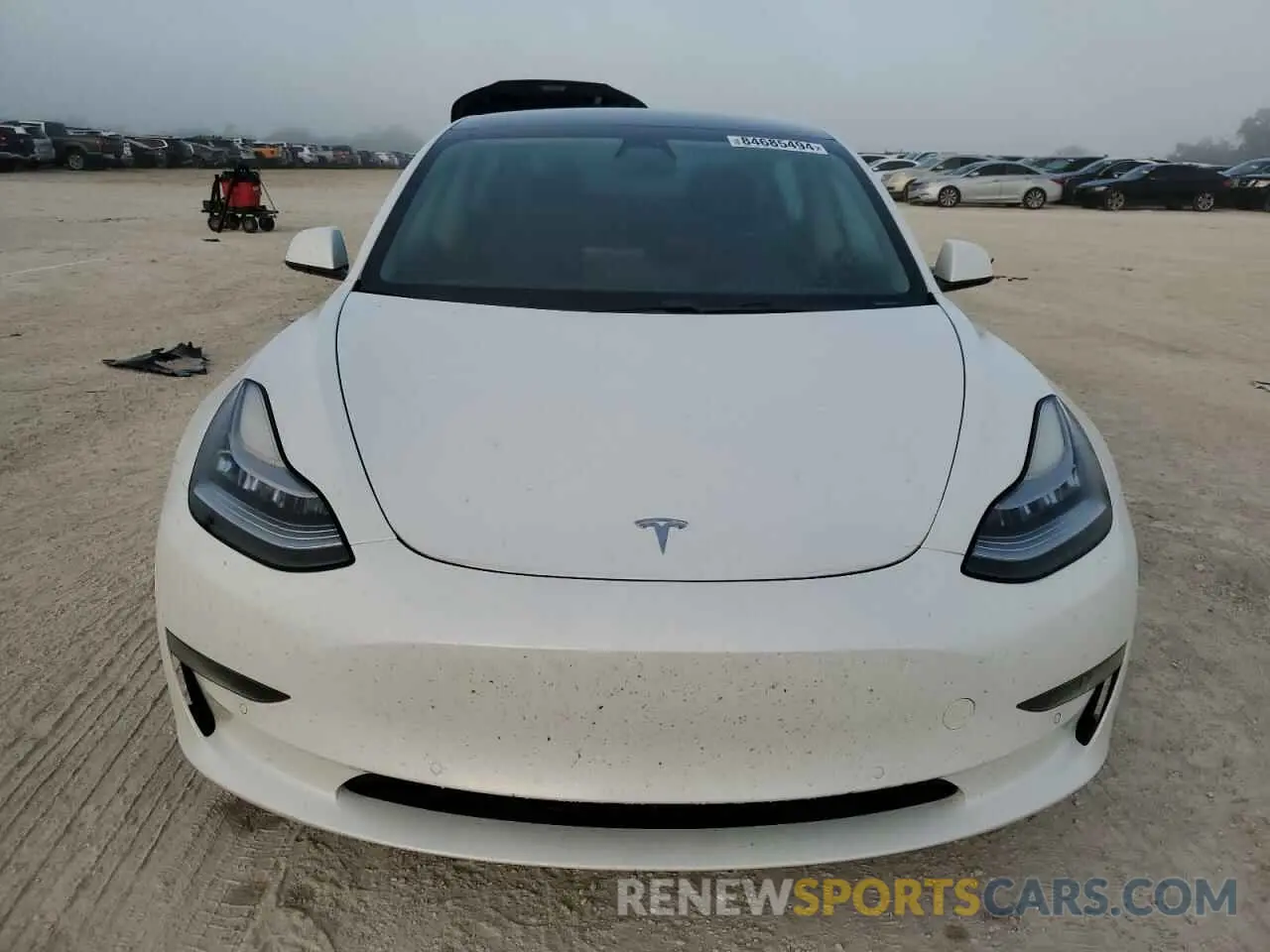 5 fotografías del automóvil dañado 5YJ3E1EA7MF855081 TESLA MODEL 3 2021