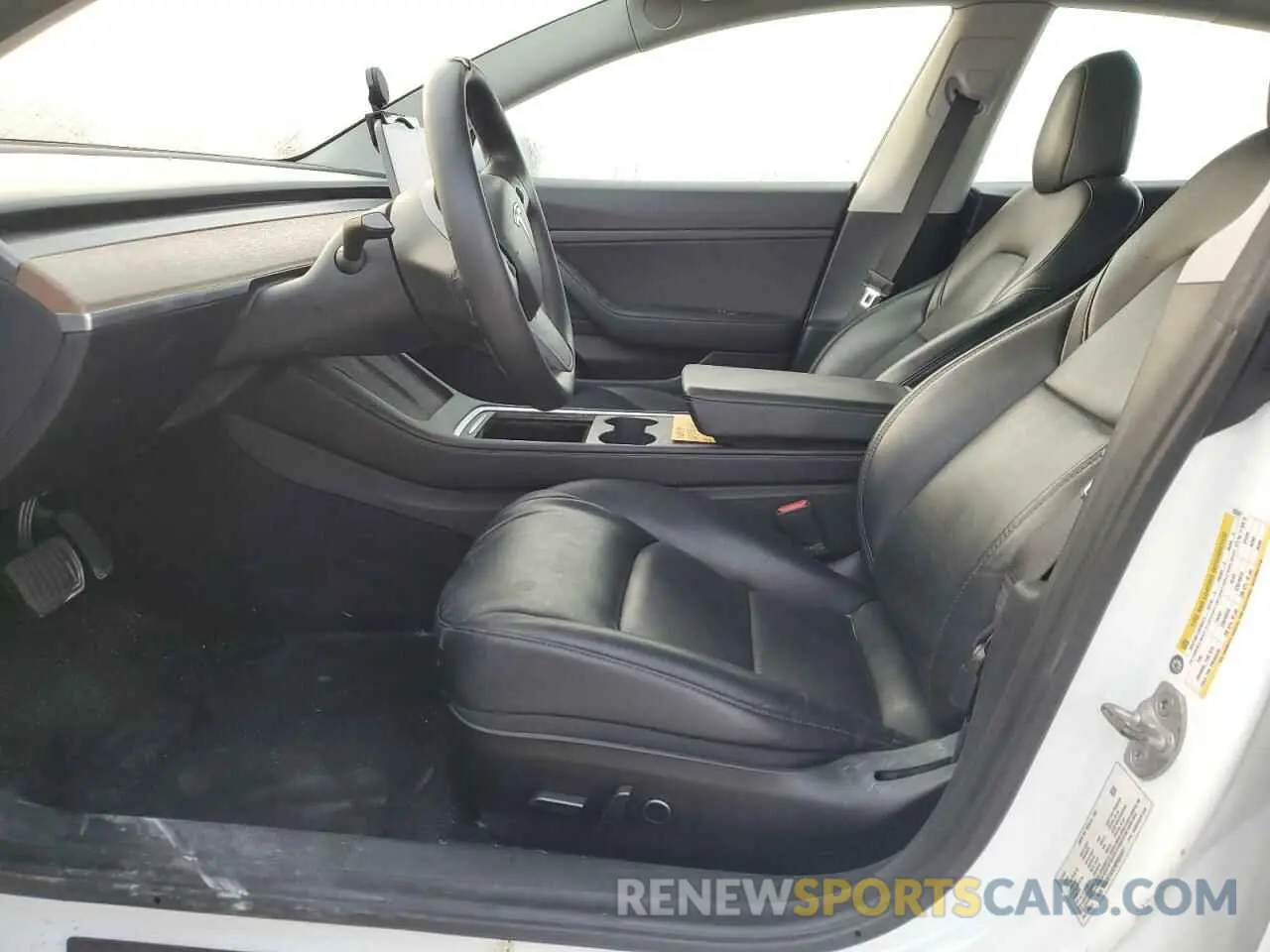 7 fotografías del automóvil dañado 5YJ3E1EA7MF855081 TESLA MODEL 3 2021