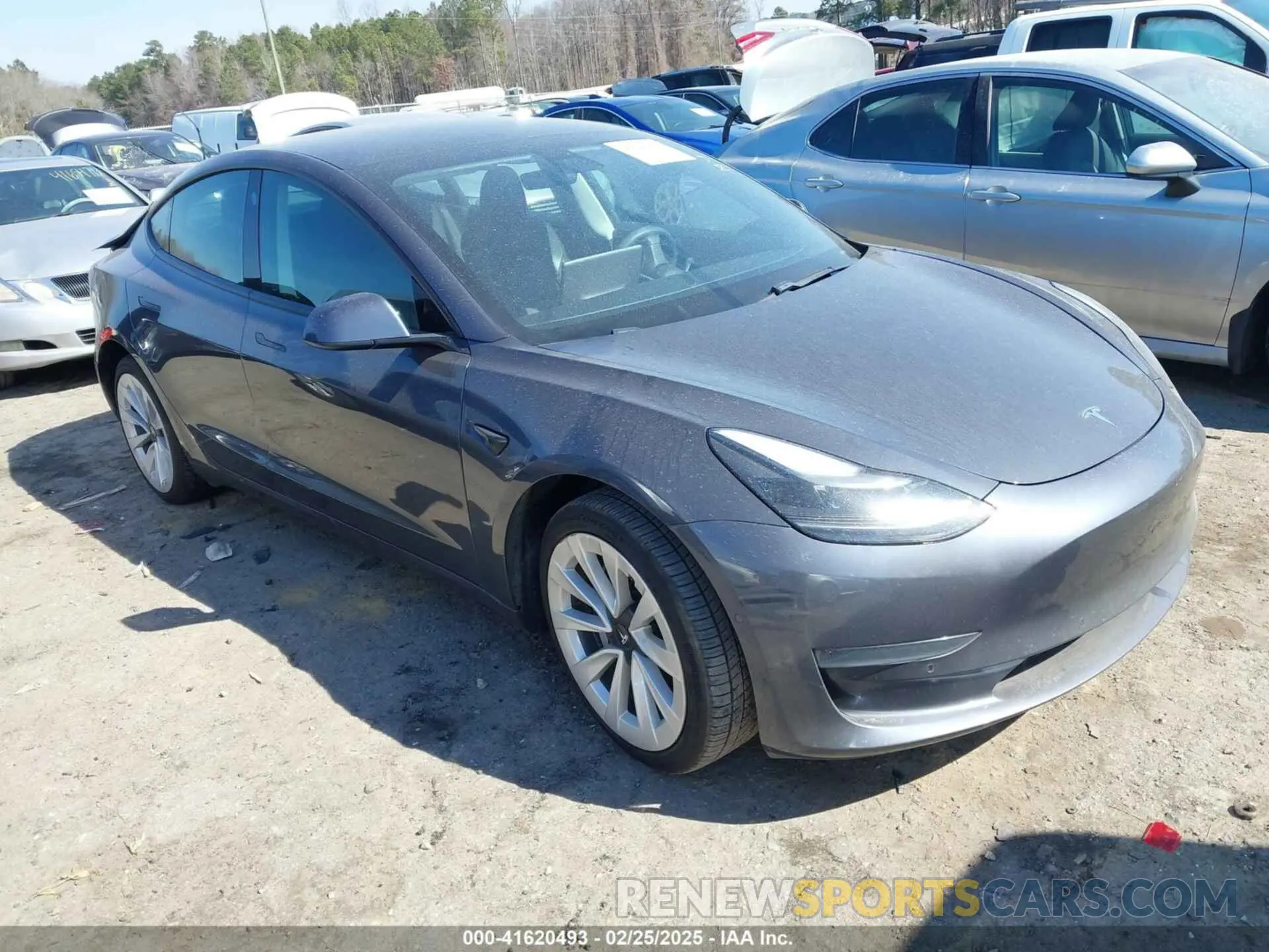 1 fotografías del automóvil dañado 5YJ3E1EA7MF869904 TESLA MODEL 3 2021