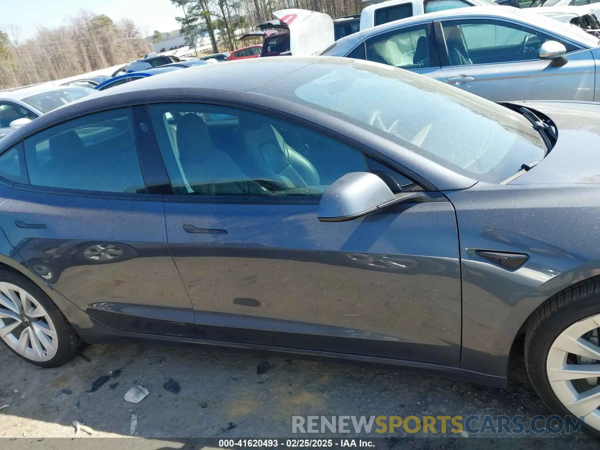 13 fotografías del automóvil dañado 5YJ3E1EA7MF869904 TESLA MODEL 3 2021