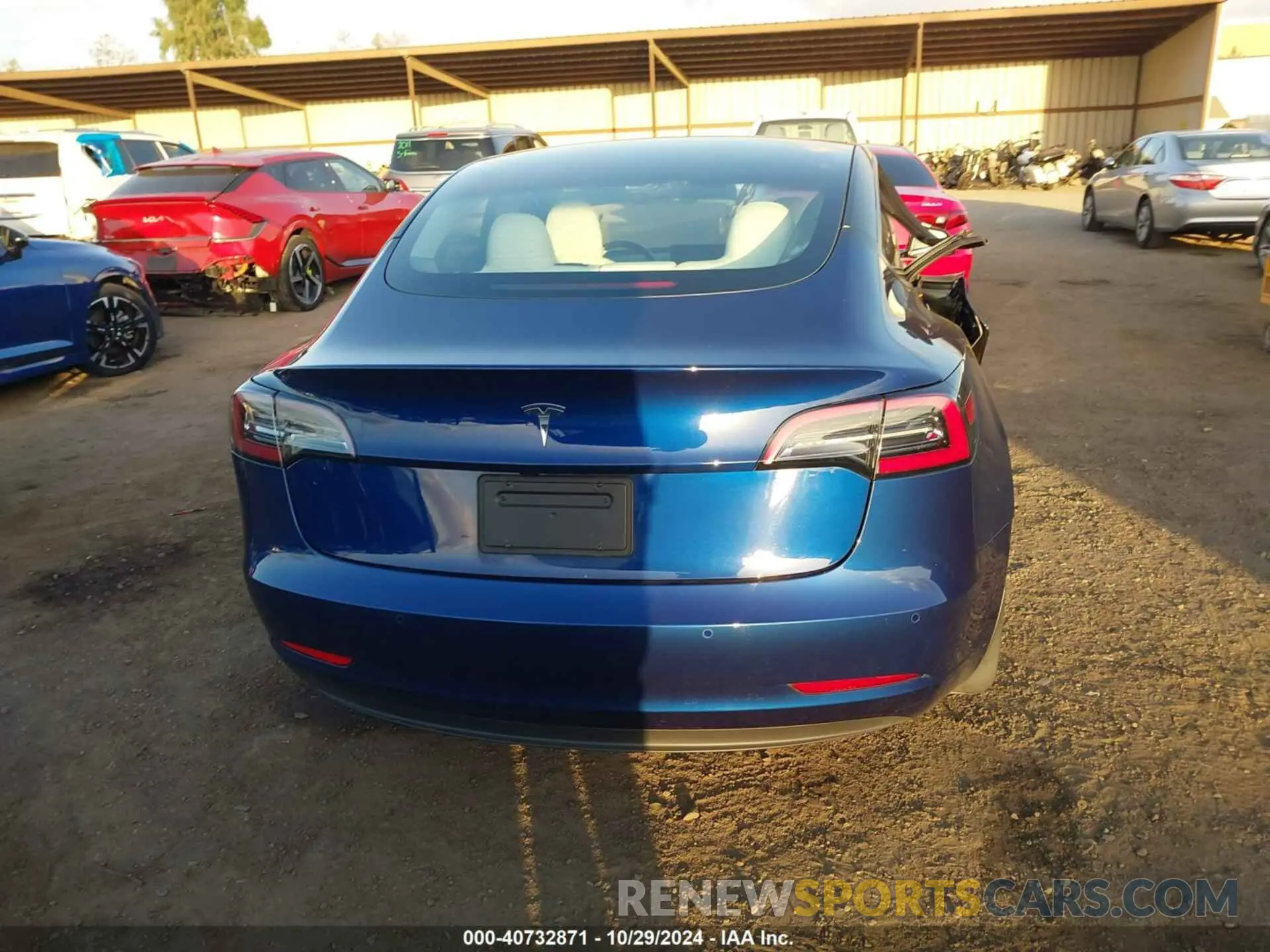 16 fotografías del automóvil dañado 5YJ3E1EA7MF875007 TESLA MODEL 3 2021