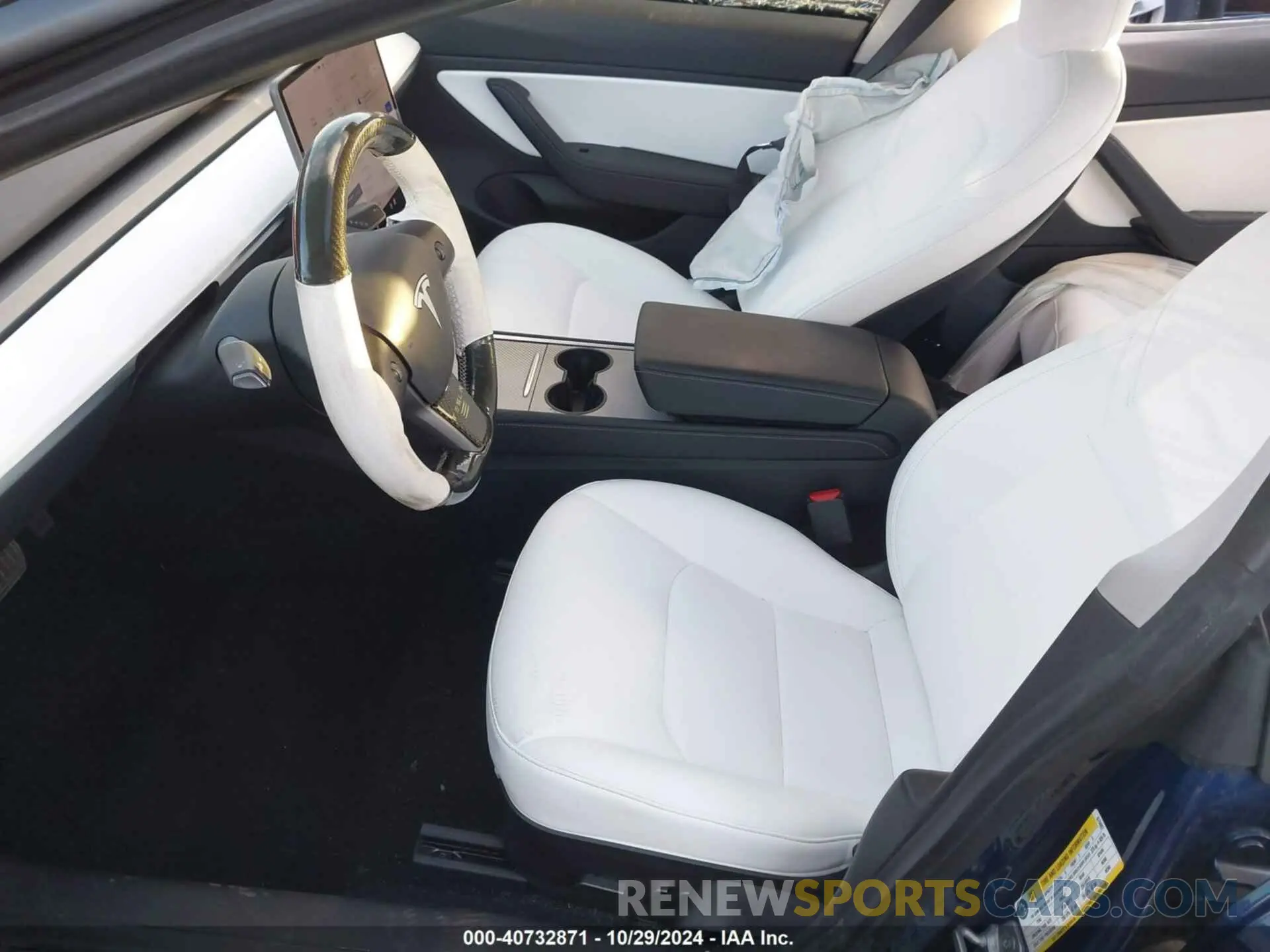 5 fotografías del automóvil dañado 5YJ3E1EA7MF875007 TESLA MODEL 3 2021