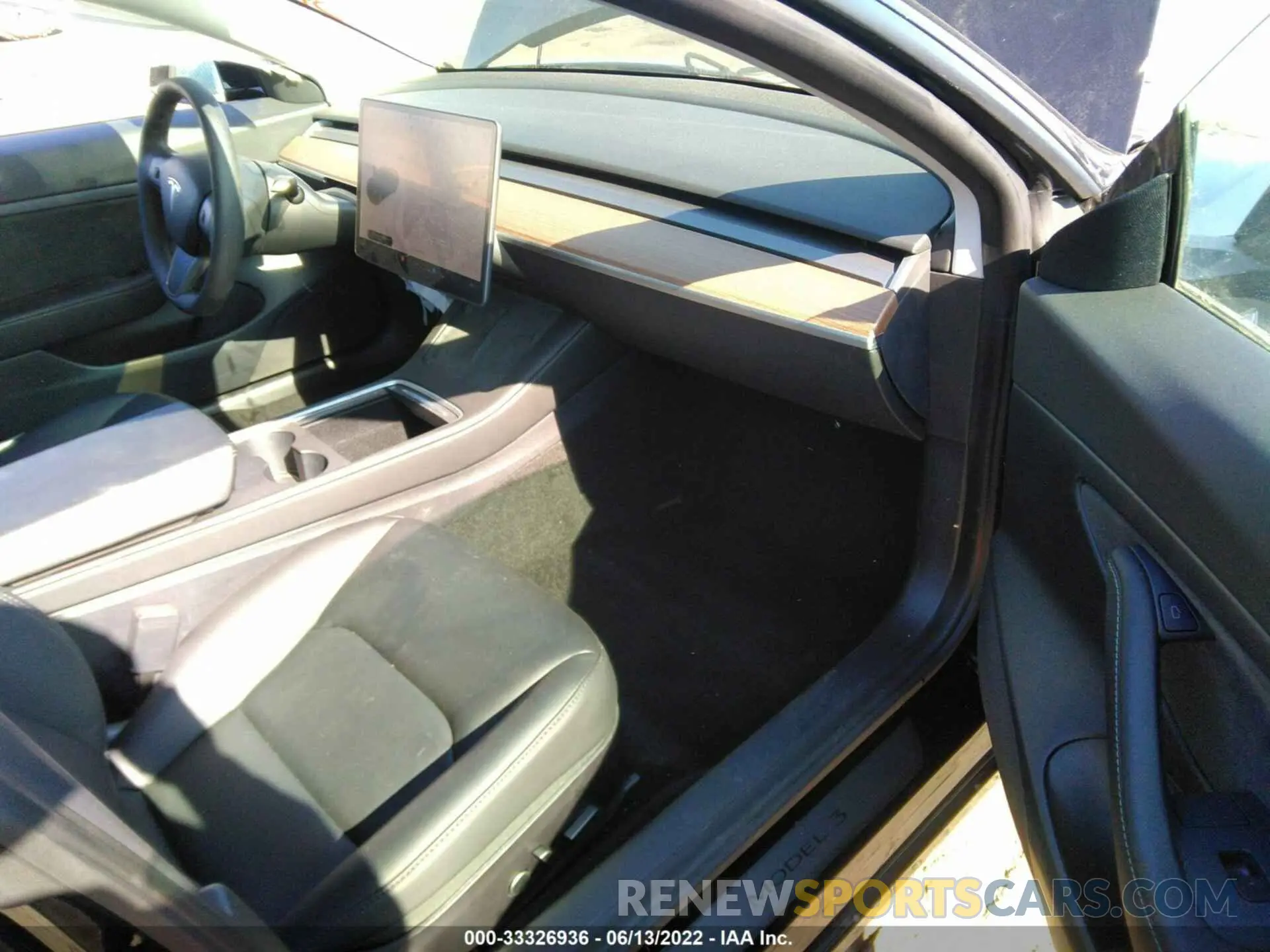 5 fotografías del automóvil dañado 5YJ3E1EA7MF922049 TESLA MODEL 3 2021