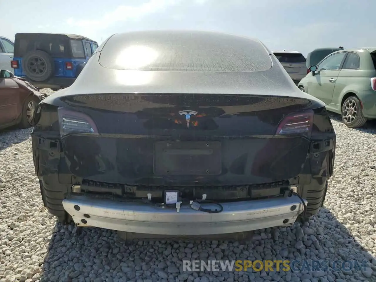 6 fotografías del automóvil dañado 5YJ3E1EA7MF922973 TESLA MODEL 3 2021